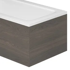 Novela Dark Wood End Bath Panel - 800mm