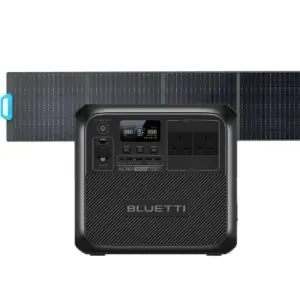 BLUETTI AC180 Portable Power station 1152Wh/1800Wh +1PCS 200W Solar Panel for Home& Outdoor Power Emergency Battery