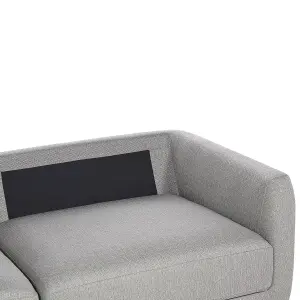 3 Seater Fabric Sofa Light Grey SIGTUNA