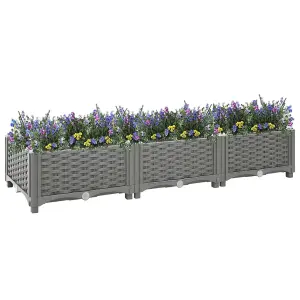 Berkfield Raised Bed 120x40x23 cm Polypropylene