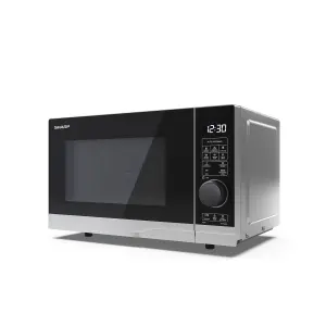 Sharp YC-PG204AU-S 20L 700W Microwave Oven with 900W Grill Function - Silver