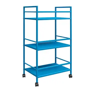 Metal Bar Cart Blue