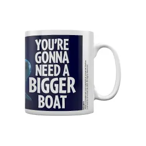 Jaws Bigger Boat Mug Blue/White (One Size)