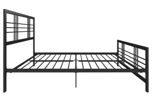 Burbank Metal Bed Black, King Size