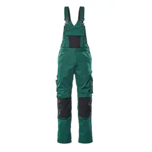 Mascot Unique Augsburg Bib & Brace - Green/Black   (36.5) (Leg Length - Regular)