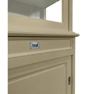 Stiles Display Cabinet Beige