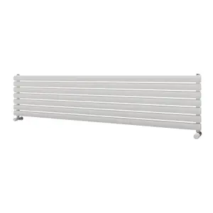 Ximax Champion FORH1164600W White Gas Horizontal Designer Radiator, (W)1800mm x (H)410mm