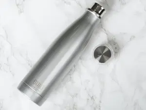 Built 500 ml Double Walled Stainless Steel Water Bottle Silver