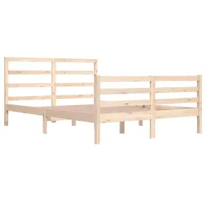 Berkfield Bed Frame Solid Wood Pine 160x200 cm