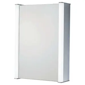 Noel LED Illuminated Single Mirrored Wall Cabinet (H)700mm (W)500mm