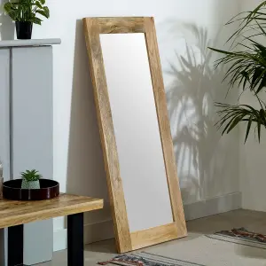 Alphon Mango Wooden Mirror Extra Long