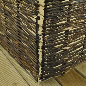 Willow Wheelie Bin Screen with Metal Frame (Single)