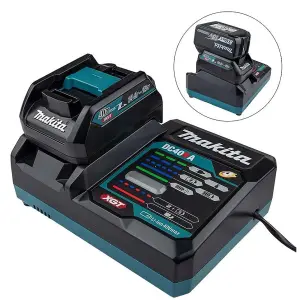 Makita DC40RA 40V Max XGT / 18v LXT Rapid Fast Battery Charger + ADP10 Adaptor