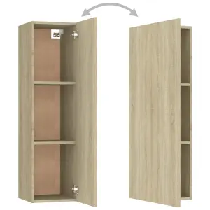 Berkfield TV Cabinets 2 pcs Sonoma Oak 30.5x30x110 cm Engineered Wood