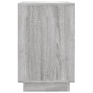 Alpen Home Sideboard Sonoma Oak 102X35x55 Cm Engineered Wood Grey Sonoma