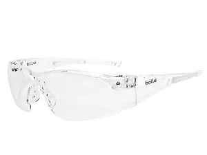 Bolle RUSHPSI Rush Spectacles Frame Black Temples Clear Anti-Scratch/Fog Lens