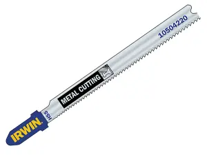 IRWIN T123X Metal Cutting Jigsaw Blades Pack of 5