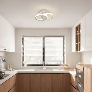 Acrylic LED Semi Flush Mount Ceiling Light