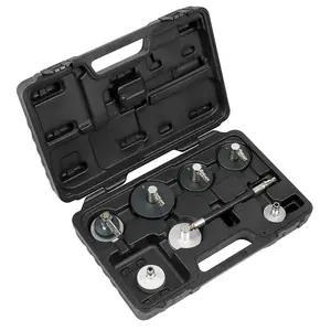 Sealey 7pc Brake & Clutch Pressure Bleeder Cap Set VS0204C