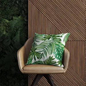 Exotic Rainforest Leaves Outdoor Cushion 45cm x 45cm