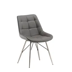 Lenore Upholstered Dining Chair Grey / 1