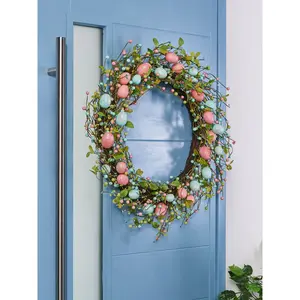 Faux Mistletoe 80cm Wreath