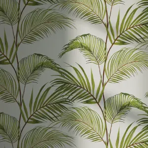 Lick Green & White Jungle 03 Textured Wallpaper Sample