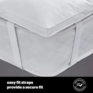 Silentnight Ultimate Luxury Hungarian Goose Feather & Down Mattress Topper - Super King