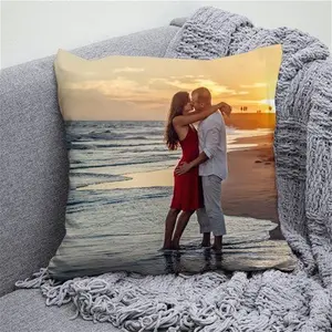 Custom Pillow, Personalized Customized Photo Pillow, Double Side 18X18" - Optional Pillow Insert, For Christmas, Thanksgiving, Valentines Day,