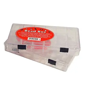 18 compartments. Secure lid closure - Bead Box - Trimits