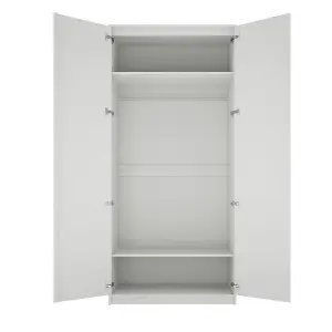 AUSTEN WHITE 2 DOOR WARDROBE (2 PACKS)