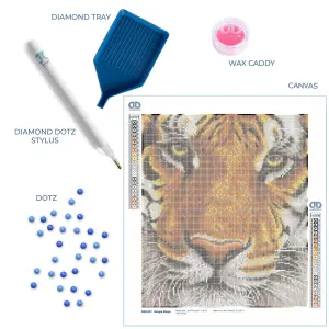 BENGAL MAGIC - Diamond Painting Kit: Bengal Magic - Diamond Dotz