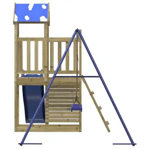 Berkfield Outdoor Playset Impregnated Wood Pine