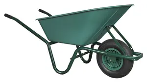 Sealey 85 Litres Wheel Barrow Heavy Duty Composite Material - Green WB85