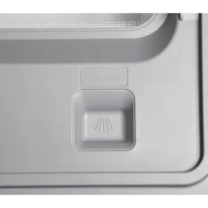 Compact White Mini Dishwasher - 3 Place Settings for Efficient Cleaning