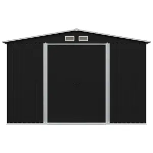 Berkfield Garden Storage Shed Anthracite Steel 257x205x178 cm