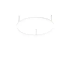 Luminosa Oracle Ring Integrated Led Semi Flush Light White 50cm 3000K