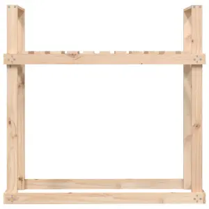 Berkfield Firewood Rack 110x35x108.5 cm Solid Wood Pine