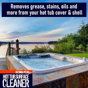 ULTIMA-PLUS XP Hot Tub Surface Cleaner - Removes Dirt, Oil, Grease, Waterlines & More 1L