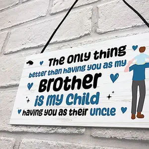 Red Ocean Christmas Birthday Gifts For Uncle From Niece Nephew Hanging Wall Plaque Uncle Gifts Novelty Gift For Him