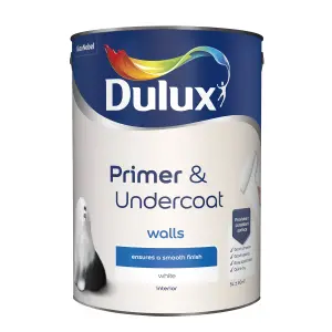 Dulux Walls White Primer & undercoat, 5L