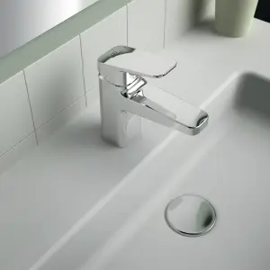 Ideal Standard Ceraplan Standard Chrome effect Square Basin Mono mixer Tap