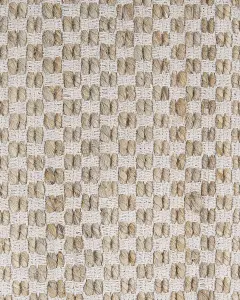 Jute Area Rug 140 x 200 cm Beige ZERDALI