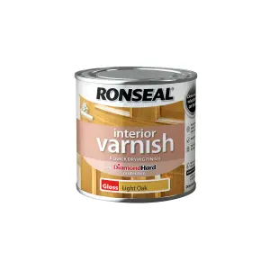 Ronseal Oak Gloss Skirting Wood varnish, 250ml