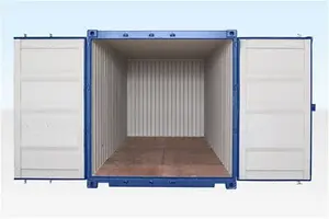 20ft Shipping Container (One Trip) Blue (RAL 5013)