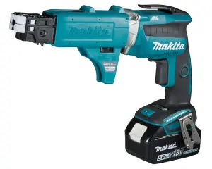 Makita DFS452FJX2 18v Brushless Collated Autofeed Drywall Screwdriver -2 x 3.0ah