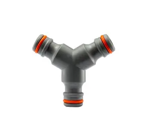 Garden Hose Connectors Fittings Universal Standard Hozelock Compatible White 3 Way Connector