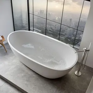 Huesca Freestanding Stone Bath 1800mm