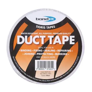 DUCT TAPE 48mm X 45M SILVER (Pack of 3)