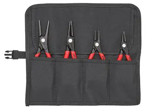 Knipex Precision Circlip Pliers Set in Roll, 4 Piece